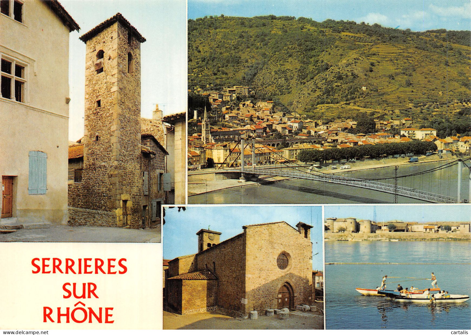 07-SERRIERES SUR RHONE-N° 4454-D/0355 - Serrières