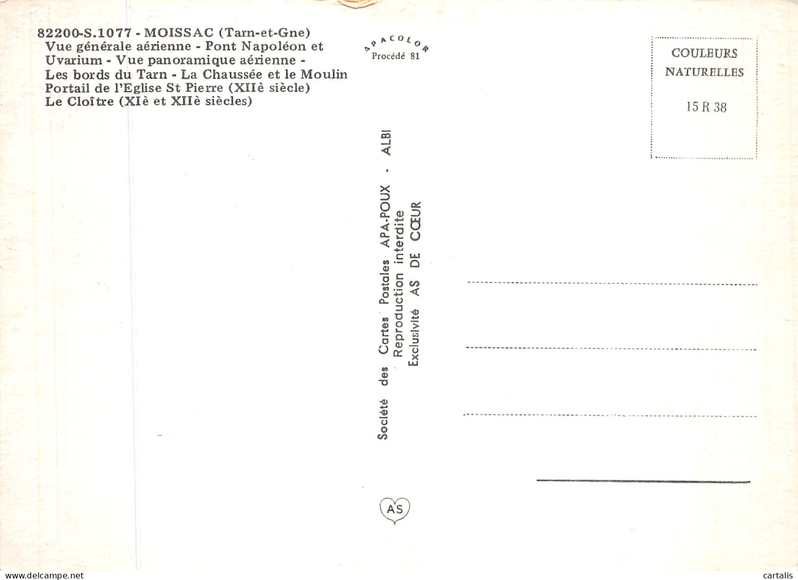 82-MOISSAC-N° 4454-D/0063 - Moissac