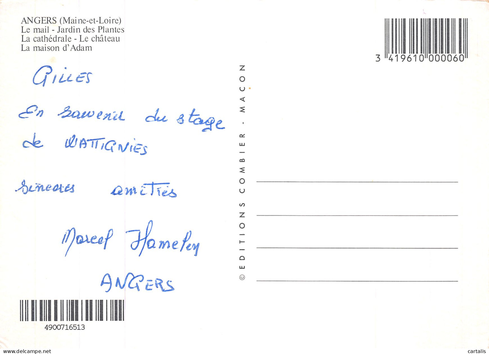 49-ANGERS-N° 4454-C/0397 - Angers