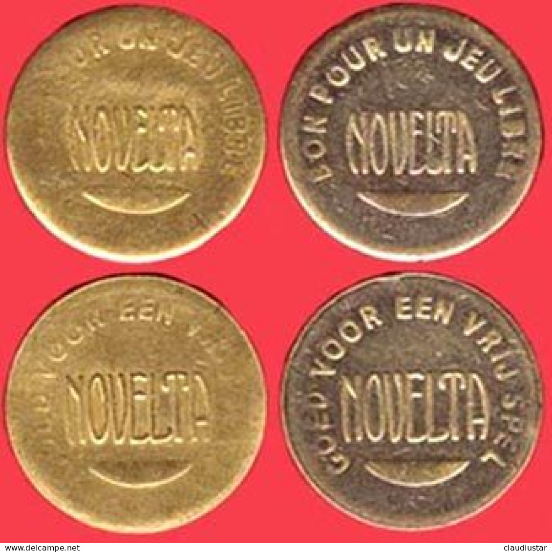 ** LOT  2  JETONS  NOVELTA ** - Notgeld