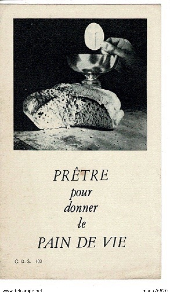 IMAGE RELIGIEUSE - CANIVET : Louis Duvauchel , Prêtre à Amiens& Beauquesne En 1950 - France . - Religion &  Esoterik