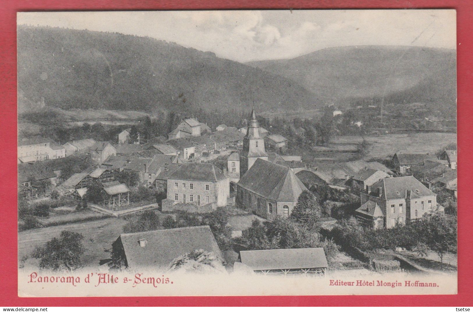 Alle S -Semois -Joli Panorama Du Village - 1908 ( Voir Verso ) - Vresse-sur-Semois