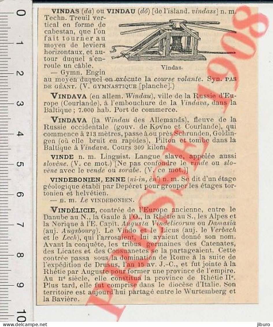 2 Vues 1908 Vindas Vindau + Vinay Isère 38 + Adrien Clément Vincendon-Dumoulin Né à Chatte 38 - Zonder Classificatie