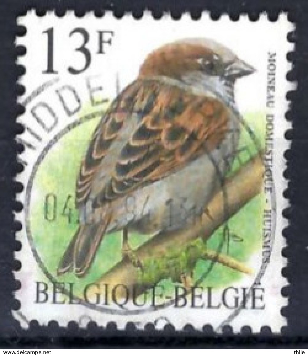 COB 2533 (o) - Moineau Domestique - Huismus - Oblitéré Middelkerke - Usados