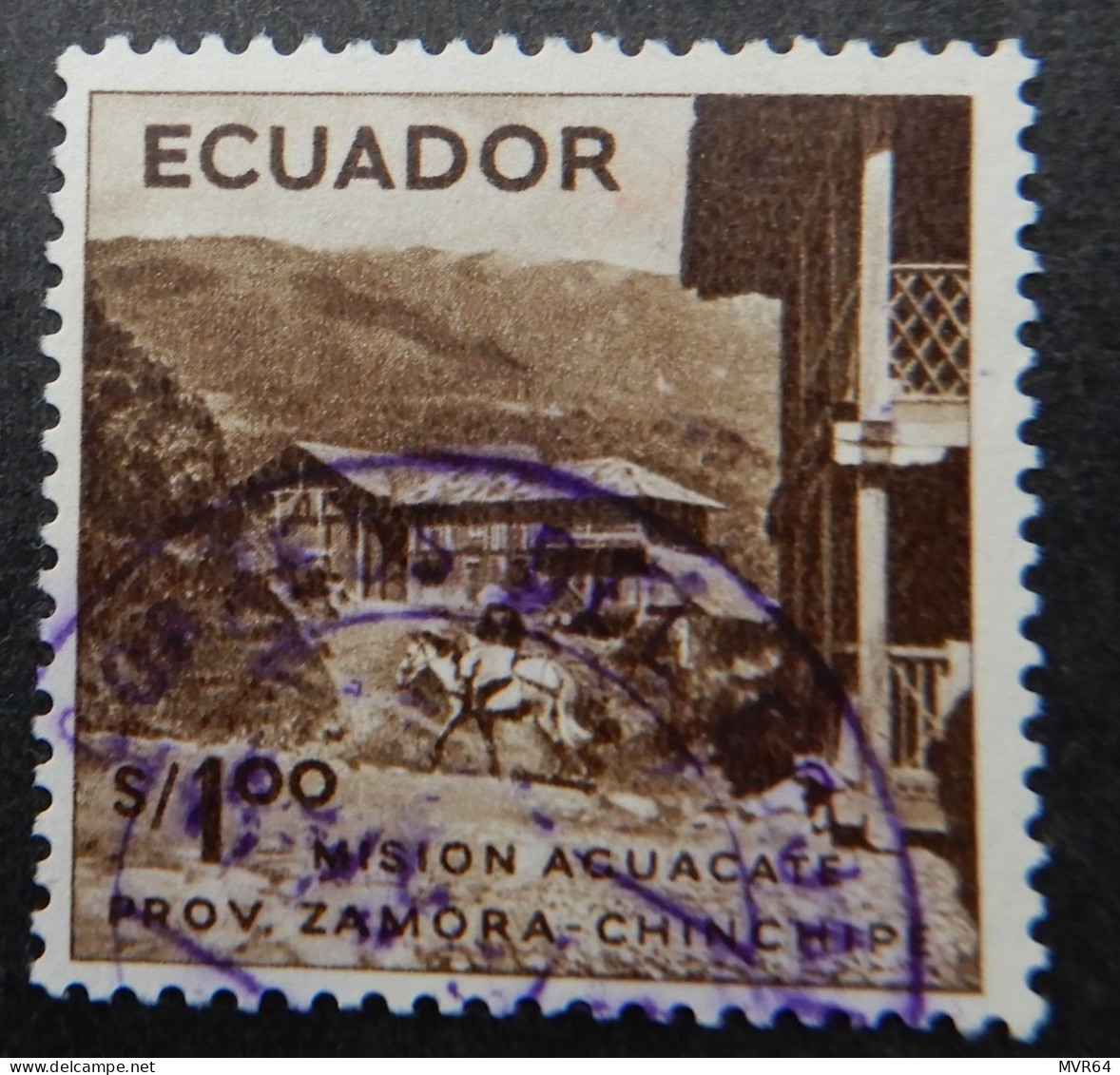 Ecuador 1955 (2b) Mision Acuacate - Ecuador