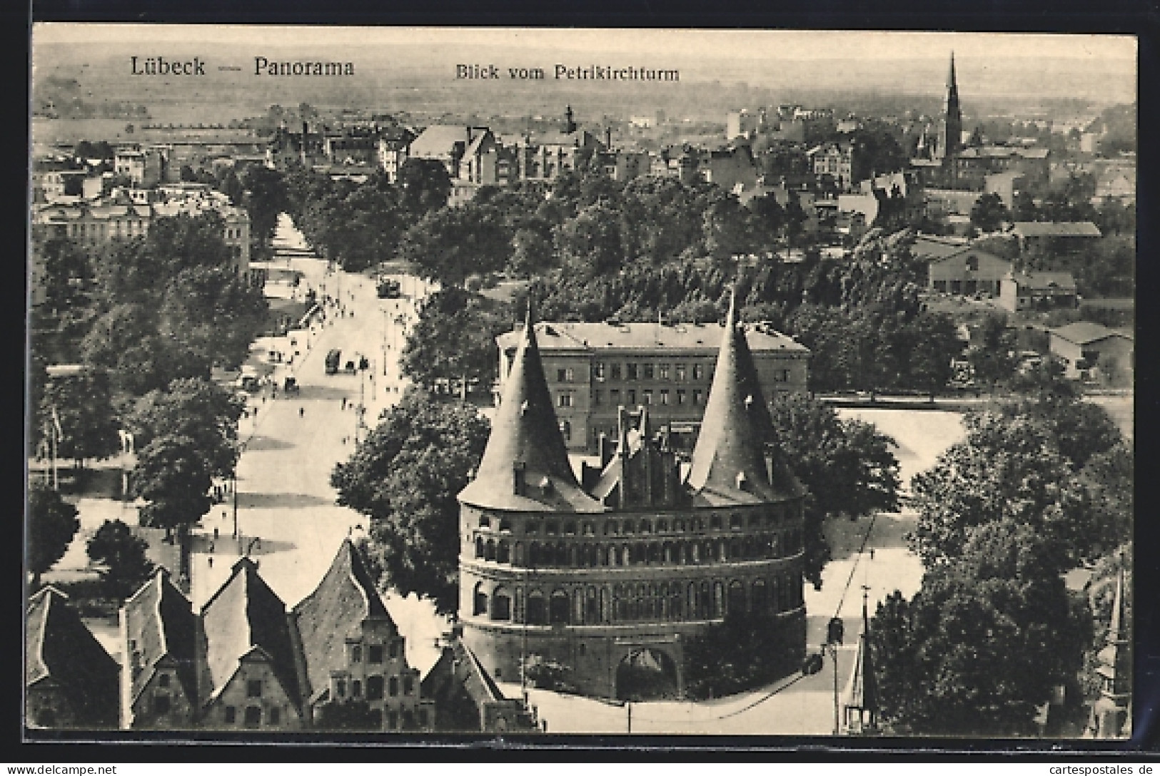 AK Lübeck, Panorama, Blick Vom Petrikirchturm  - Lübeck
