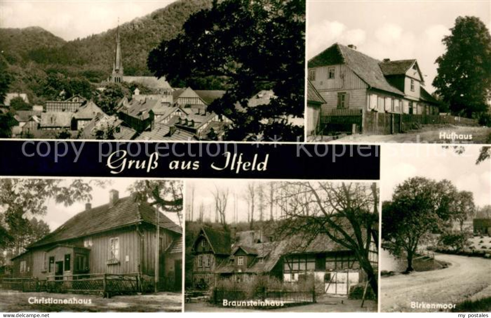 73675108 Ilfeld Suedharz Ortsansicht Mit Kirche Hufhaus Christianenhaus Braunste - Autres & Non Classés