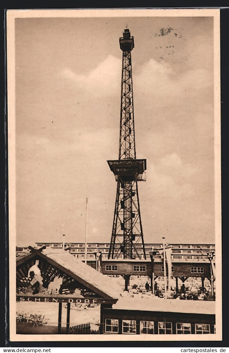 AK Berlin-Charlottenburg, Blick Zum Funkturm  - Ausstellungen