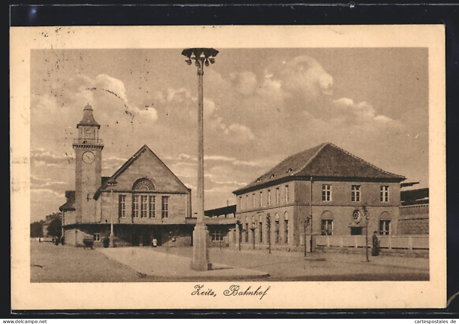 AK Zeitz, Ansicht Vom Bahnhof  - Zeitz