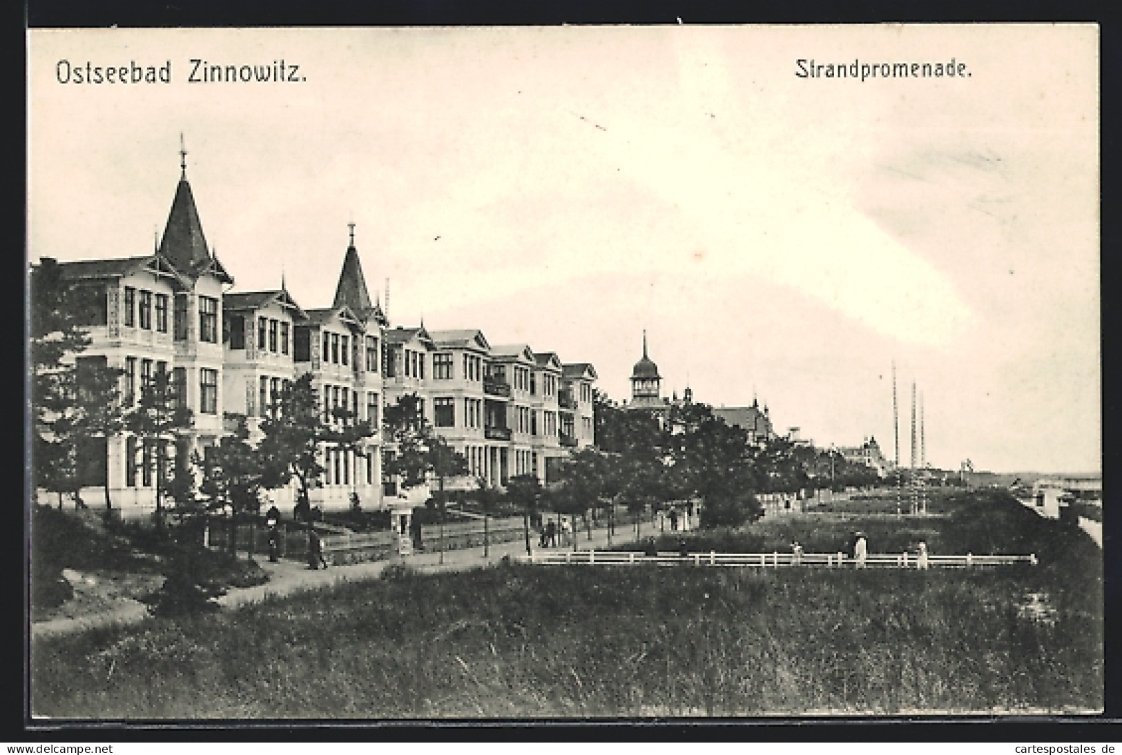 AK Zinnowitz, Villen An Der Strandpromenade  - Zinnowitz