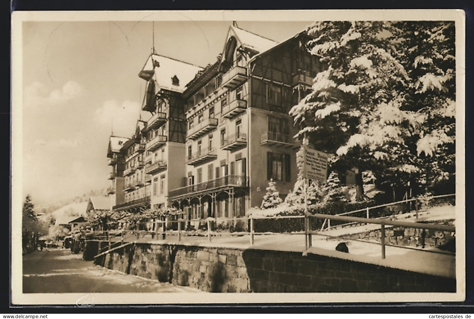 AK Beatenberg Am Thuner See, Schweizerhof Im Winter  - Beatenberg