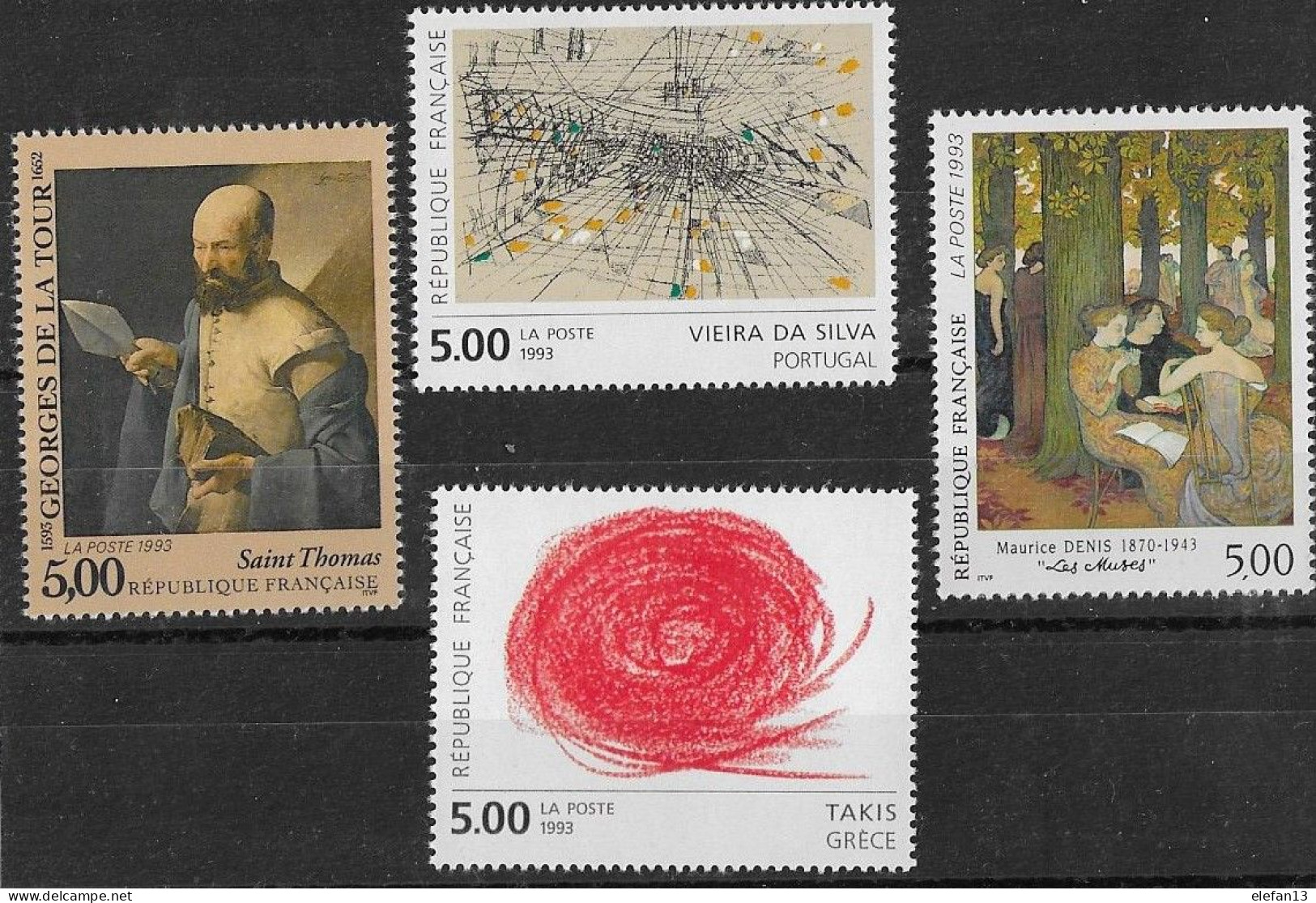 FRANCE N°2828,2832,2834 Et 2835 ** Neufs Sans Charnière Luxe MNH - Ongebruikt