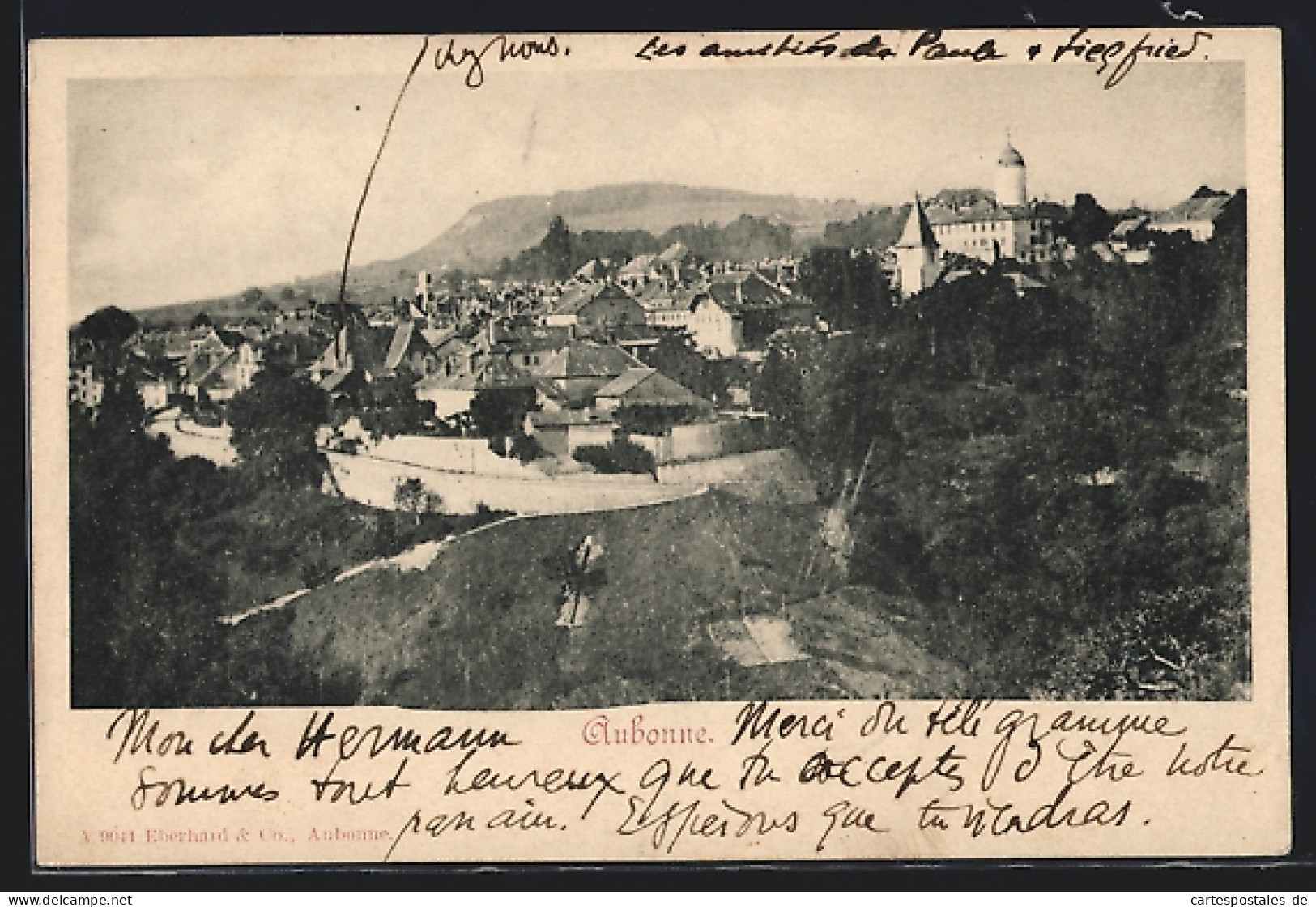 AK Aubonne, Totalansicht Der Stadt  - Aubonne