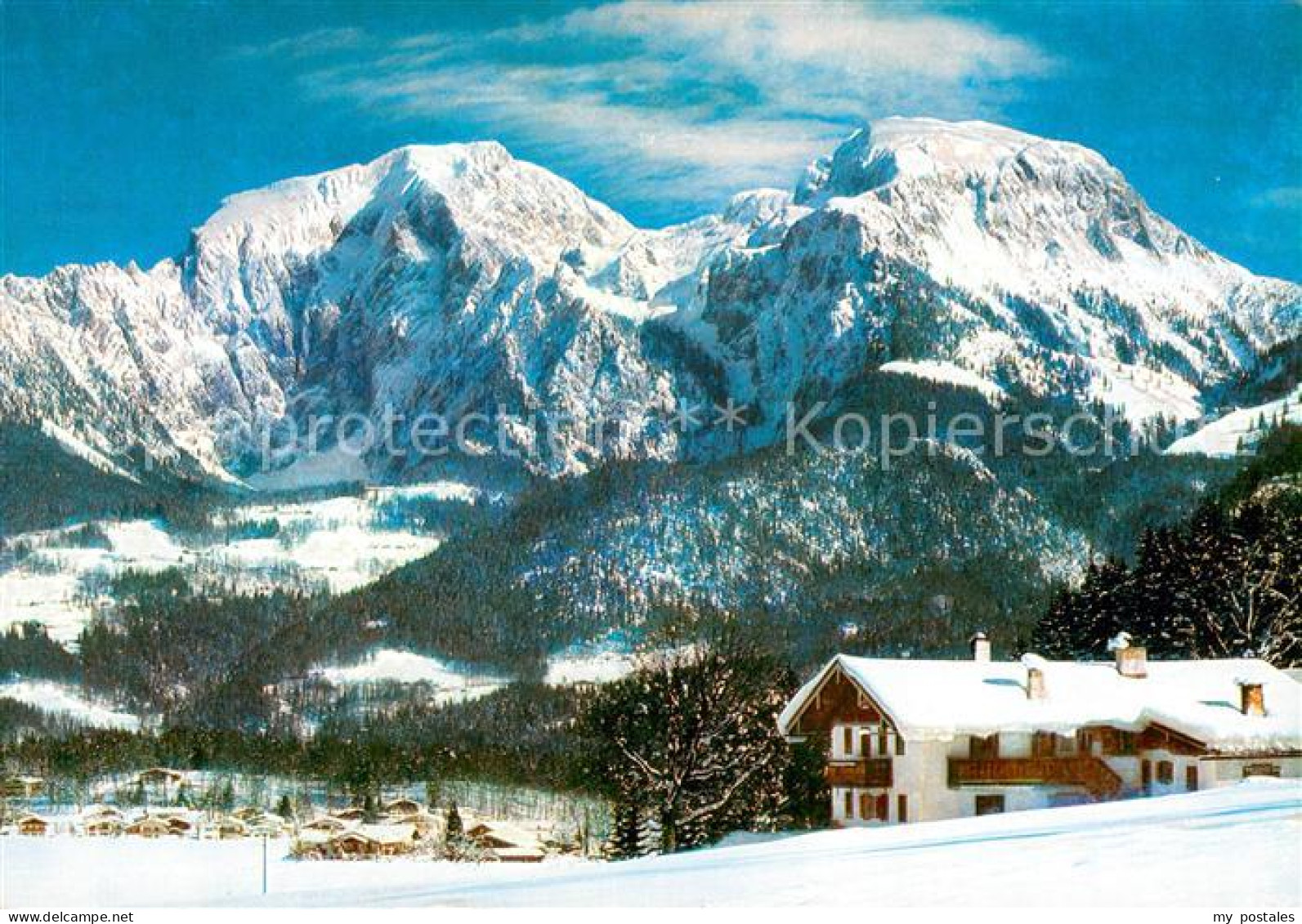 73675065 Schoenau Berchtesgaden Mit Hohem Goell Und Brett Schoenau Berchtesgaden - Berchtesgaden