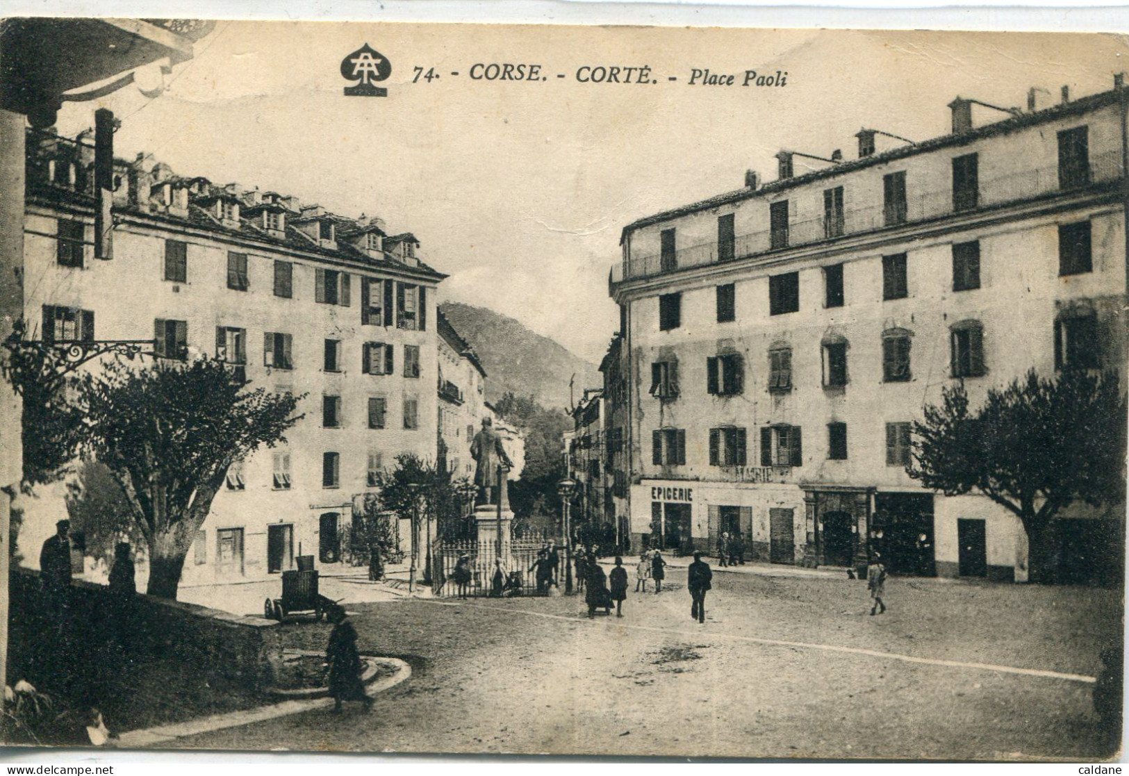 -2B - CORSE-   CORTE - Place. Paoli - Corte