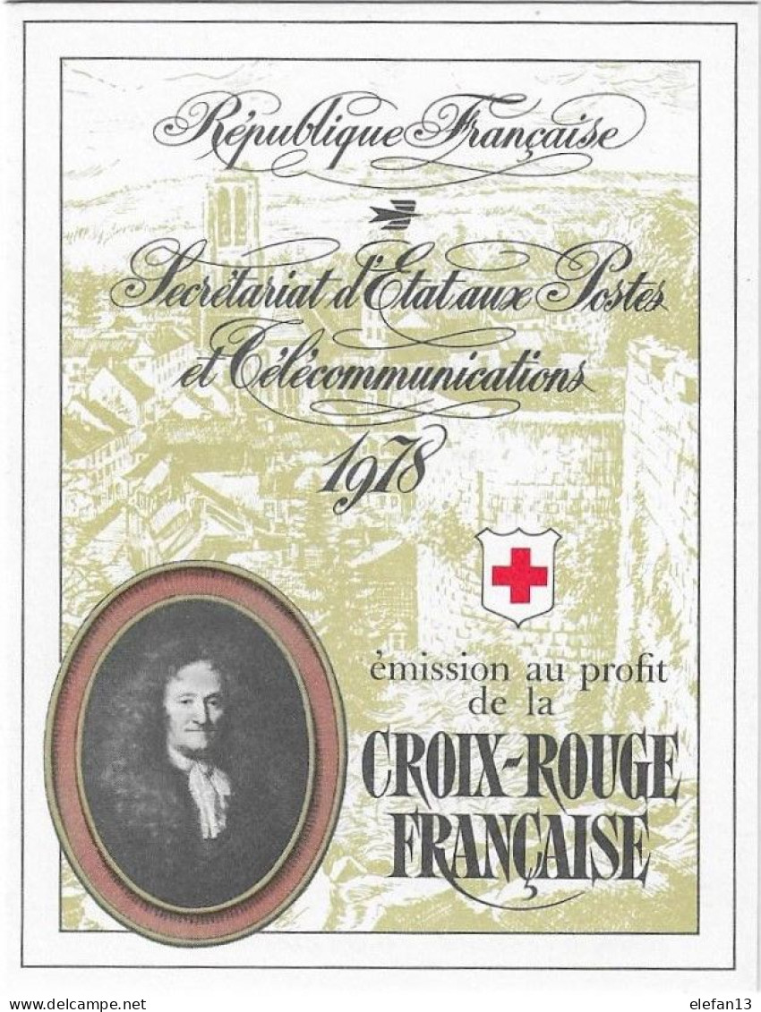 FRANCE Carnet Croix Rouge 1978 N°2027** Neuf  Luxe MNH - Red Cross