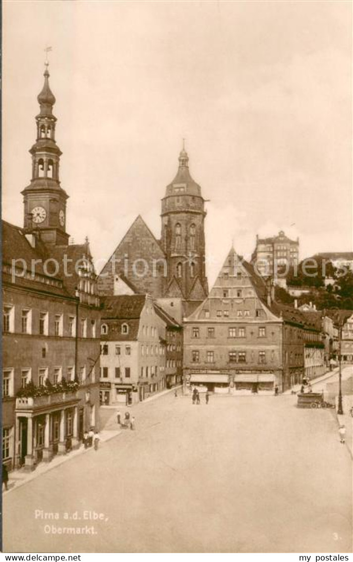 73674452 Pirna Elbe Obermarkt  - Pirna