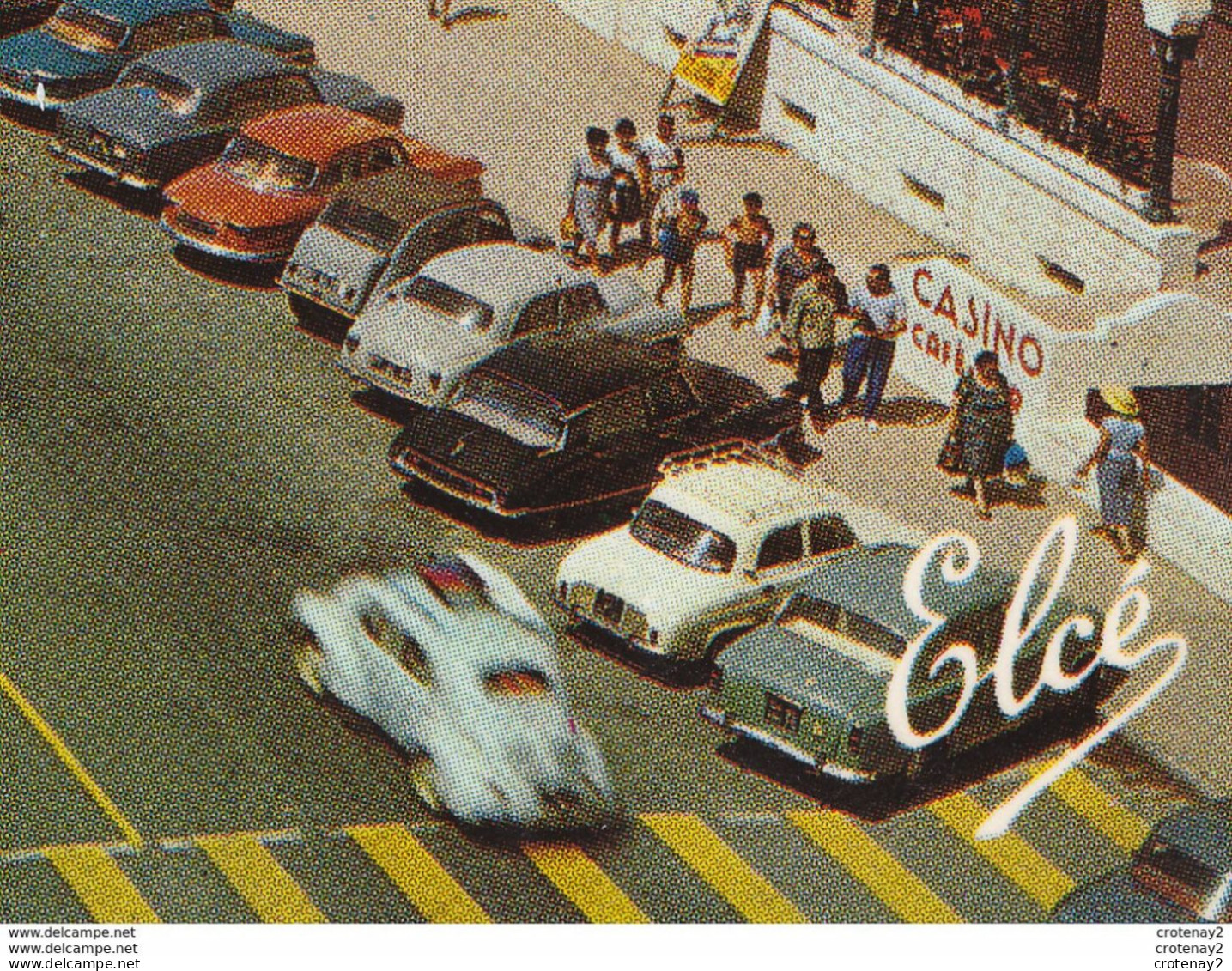 64 HENDAYE N1214 Casino Plage En 1973 Mini Golf VOIR ZOOM Renault 4L Citroën DS 2CV Coffre Raoul Panhard Peugeot 404 403 - Hendaye