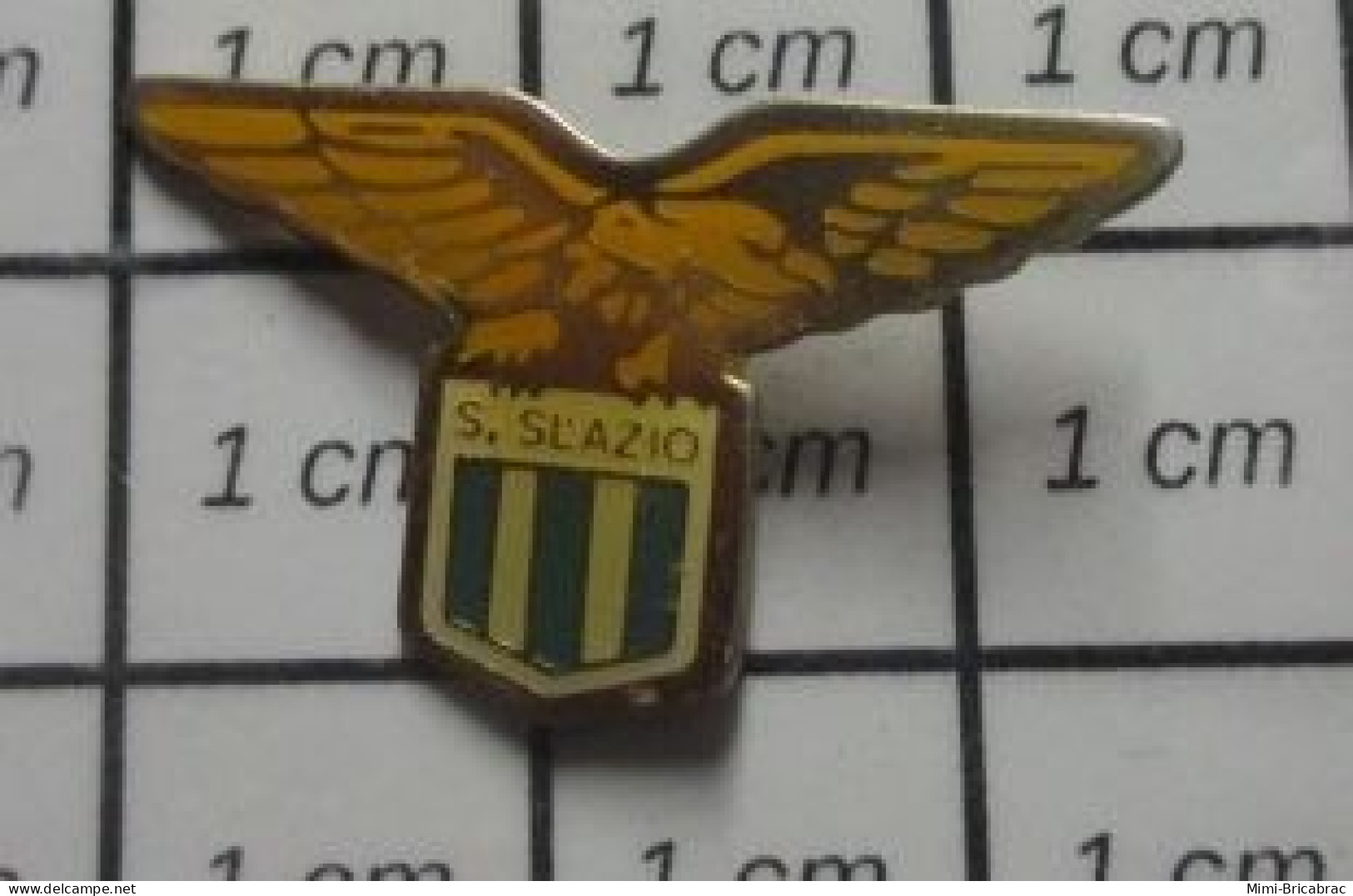 1618c Pin's Pins / Beau Et Rare / SPORTS / CLUB FOOTBALL ITALIE LAZIO ROME - Football