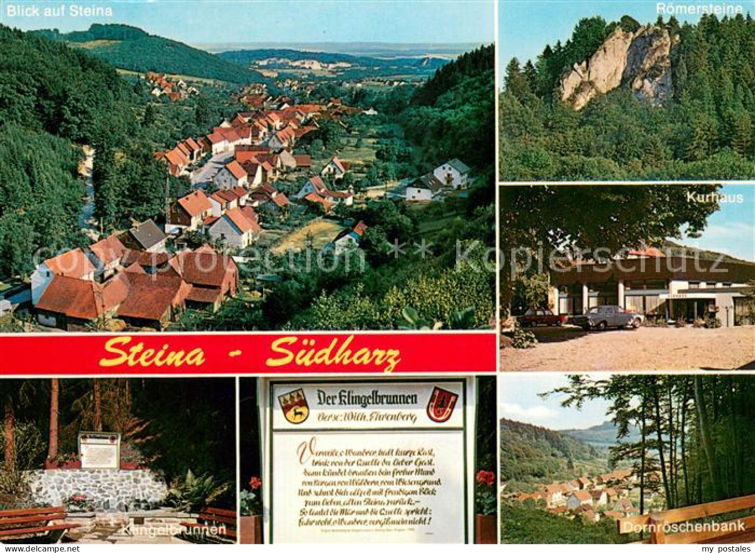 73673894 Steina Suedharz Panorama Roemersteine Kurhaus Klingelbrunnen Dornroesch - Bad Sachsa