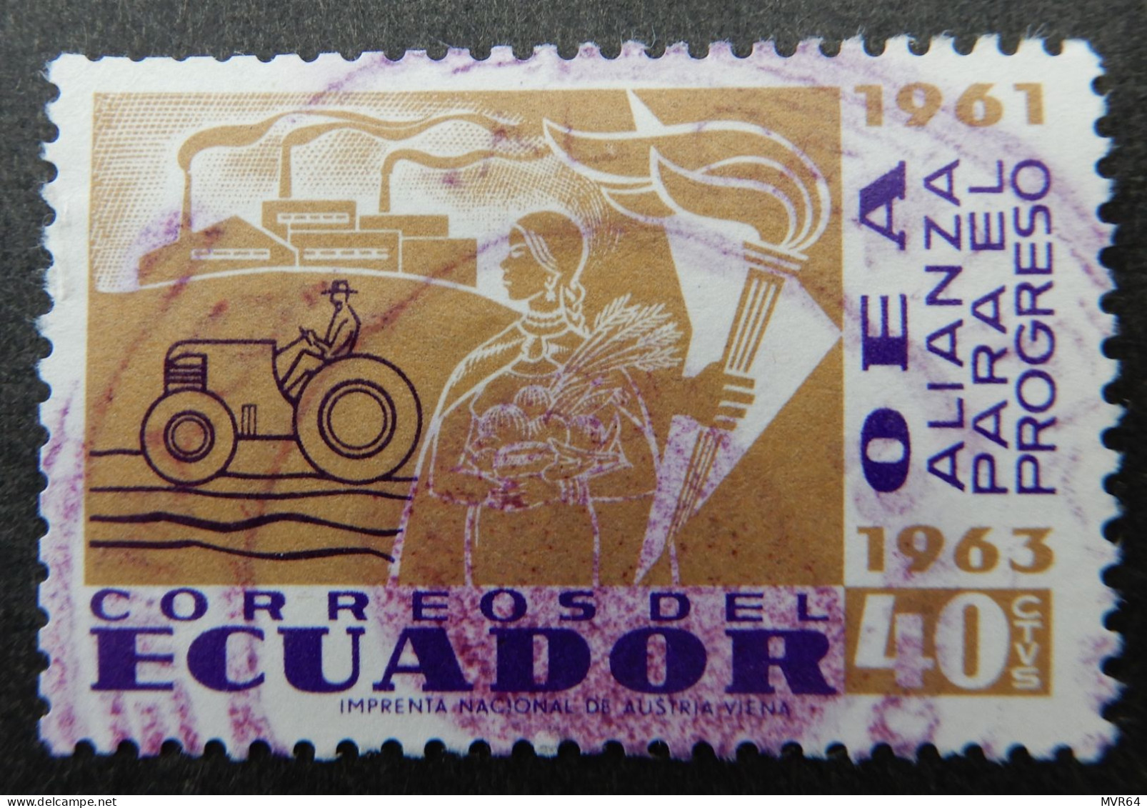 Ecuador 1964 (1) Alliance For Progress - Ecuador