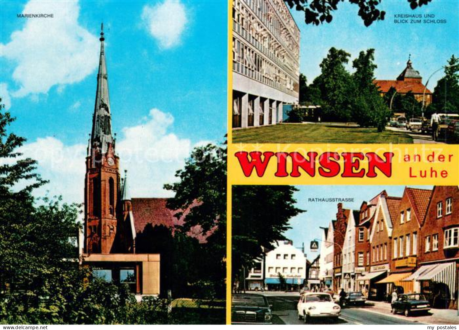 73673875 Winsen Luhe Marienkirche Kreishaus Und Schloss Rathausstrasse Winsen Lu - Winsen