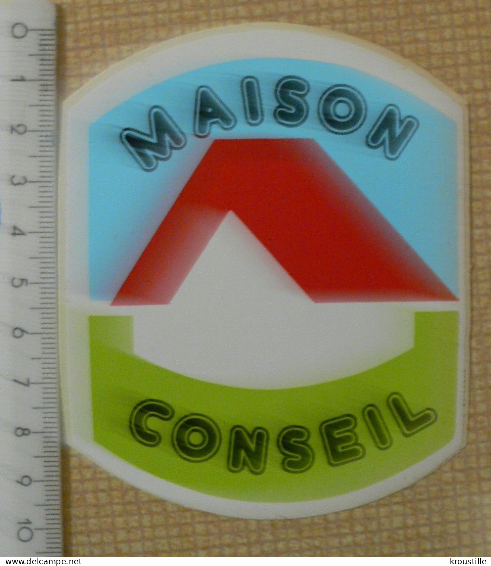 AUTOCOLLANT MAISON CONSEIL - Stickers