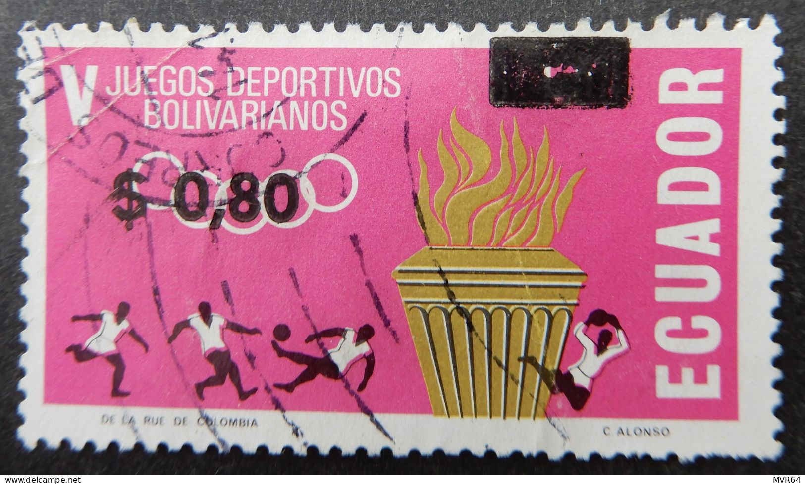 Ecuador 1965 1967 (3) The 5th Bolivar Games - Quito - Ecuador