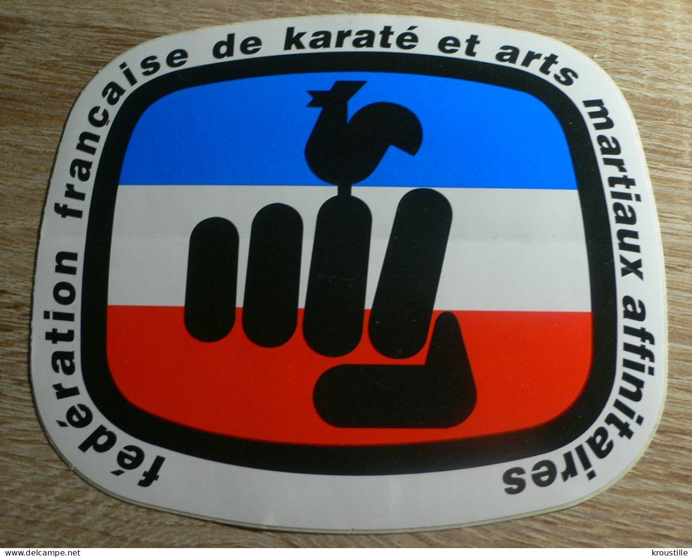 AUTOCOLLANT FEDERATION FRANCAISE KARATE ET ARTS MARTIAUX - Aufkleber