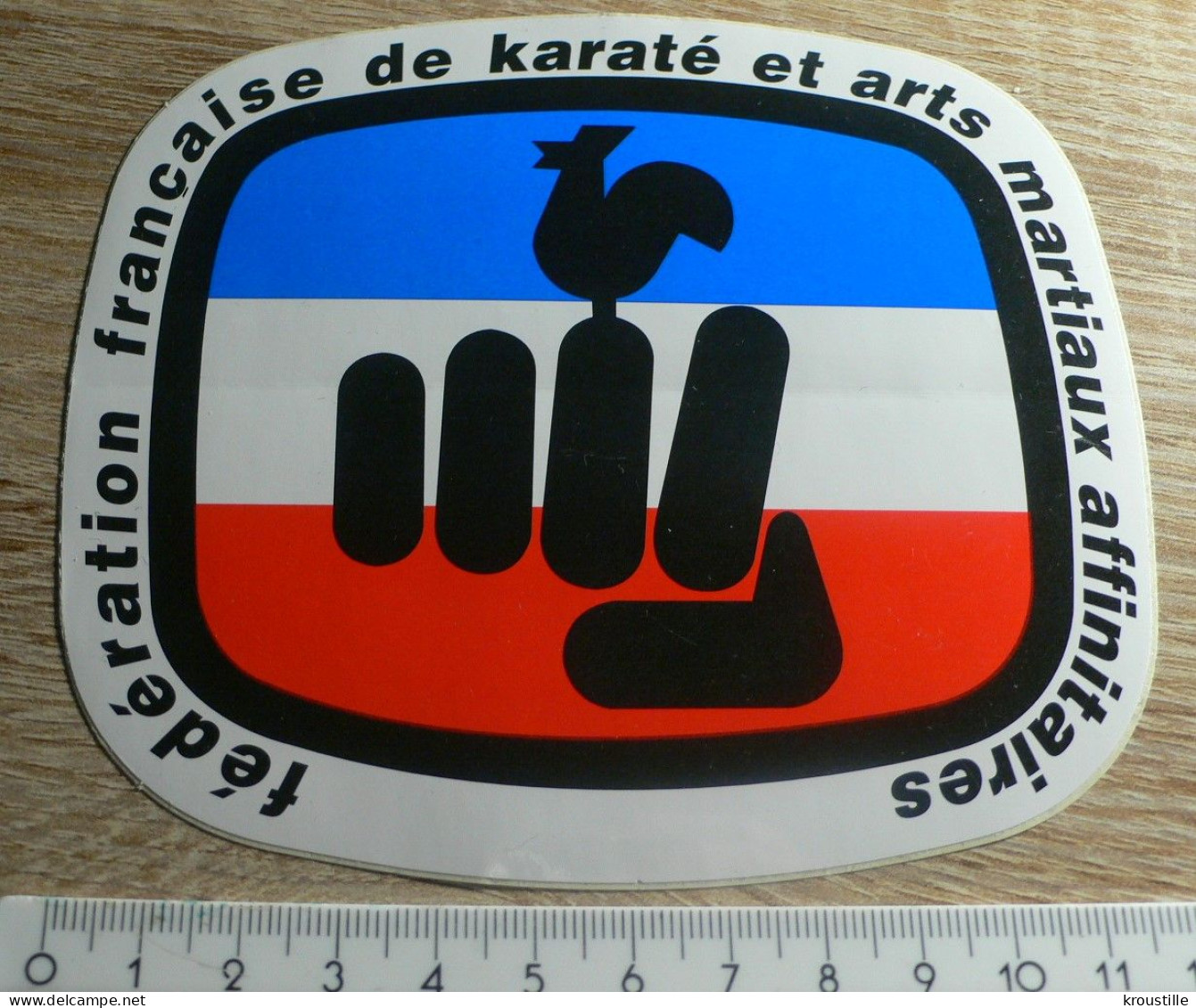 AUTOCOLLANT FEDERATION FRANCAISE KARATE ET ARTS MARTIAUX - Aufkleber