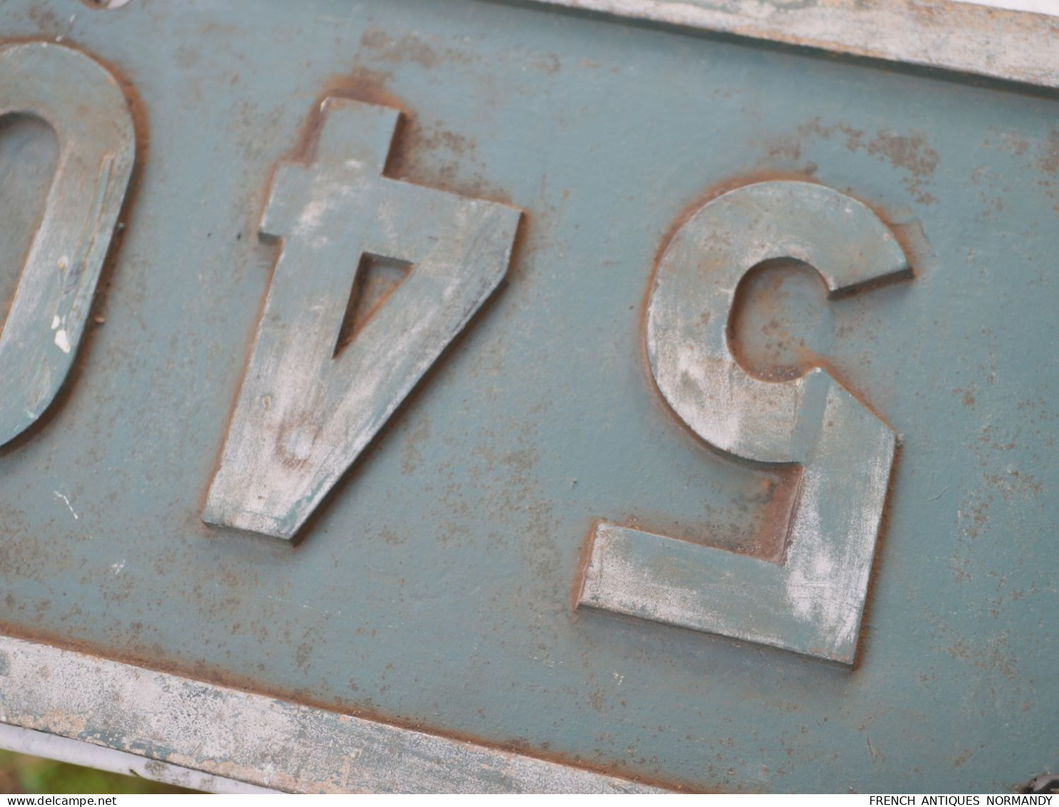 Antiquité ferroviaire - Plaque En Fonte D’aluminium 2D2-5405 Motrice SNCF - Vers 1940/50  Très rare plaque de motrice