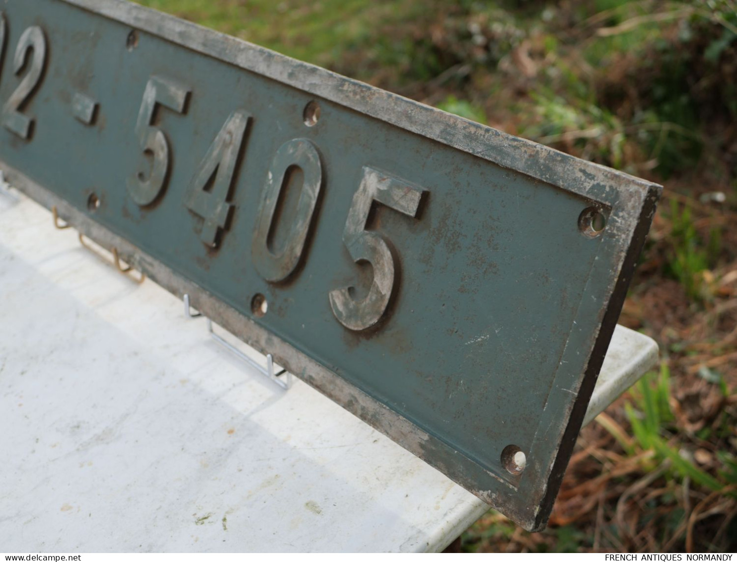 Antiquité ferroviaire - Plaque En Fonte D’aluminium 2D2-5405 Motrice SNCF - Vers 1940/50  Très rare plaque de motrice