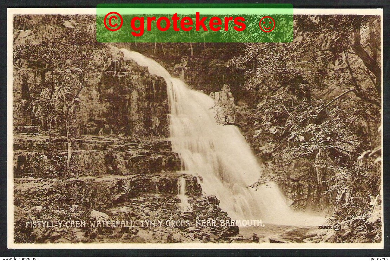 BARMOUTH Neighbourhood FISTYLL Y CAEN Waterfall ± 1915 - Merionethshire