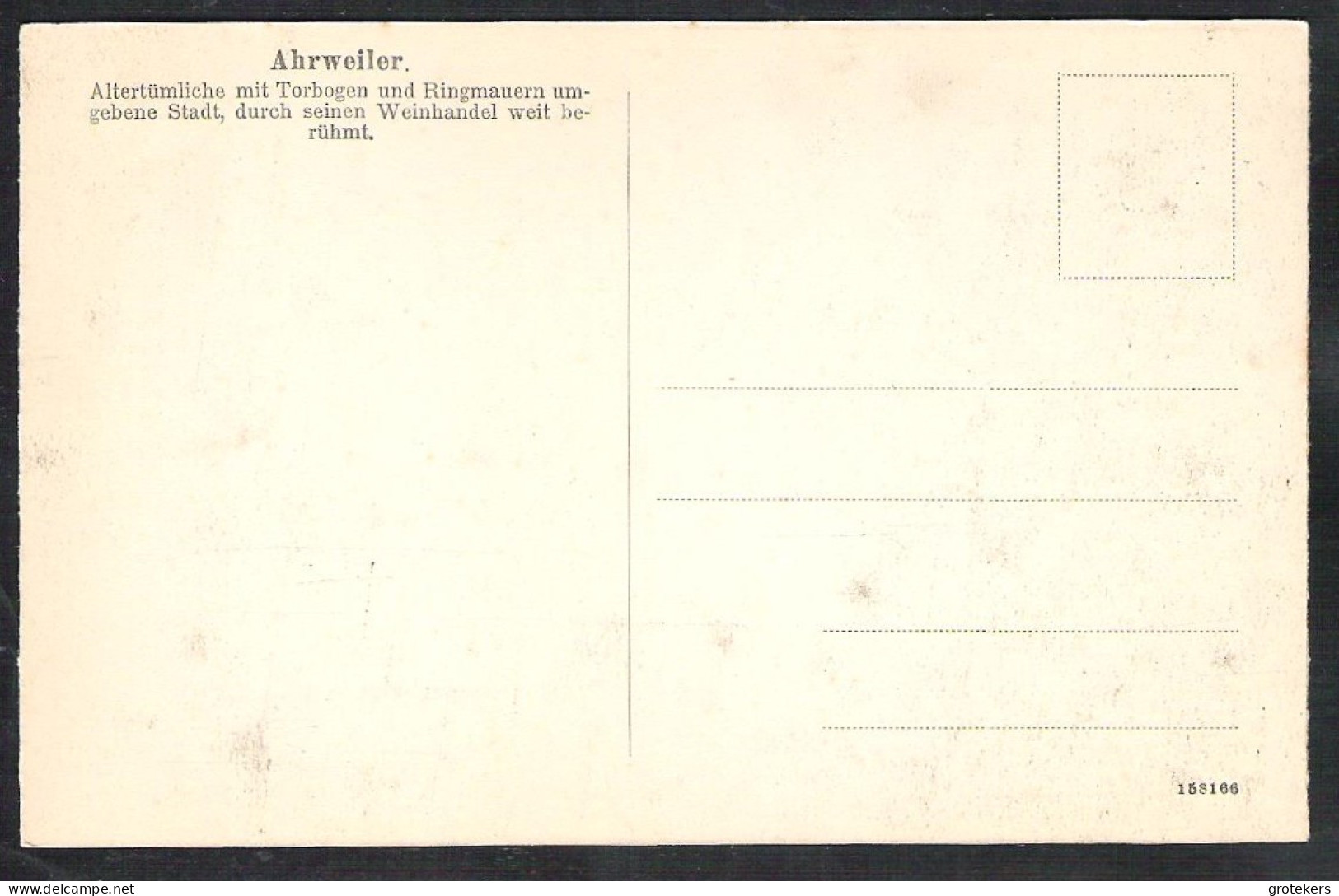 AHRWEILER ± 1920 - Bad Neuenahr-Ahrweiler