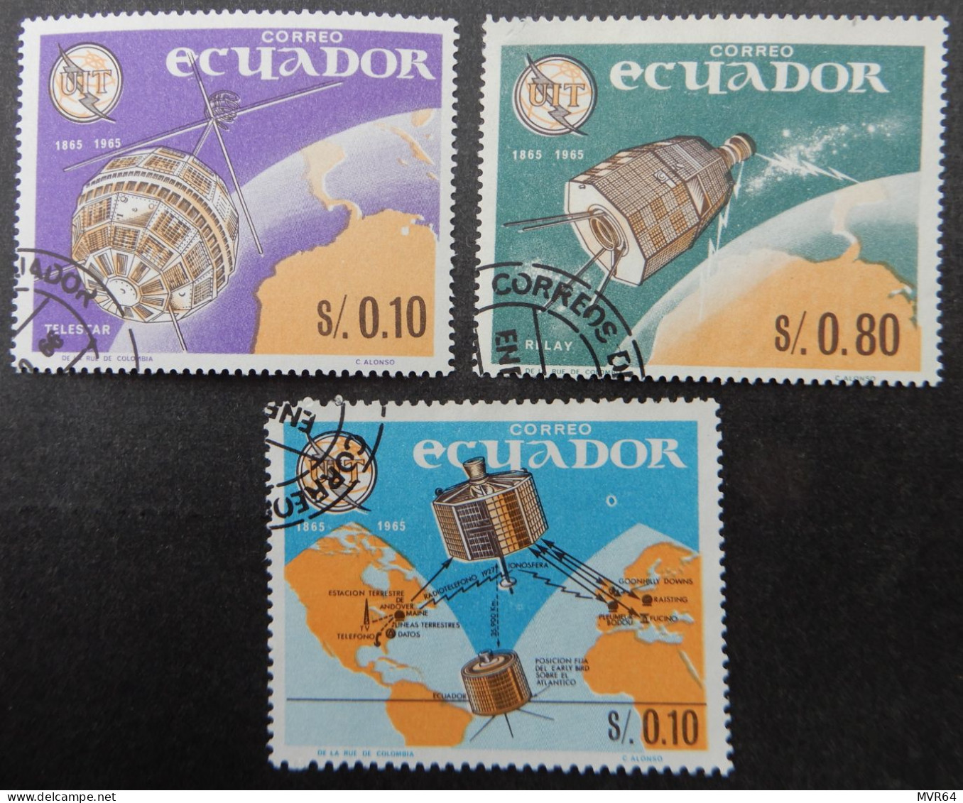 Ecuador 1966 (5) The 100th An. Of ITU - Equateur