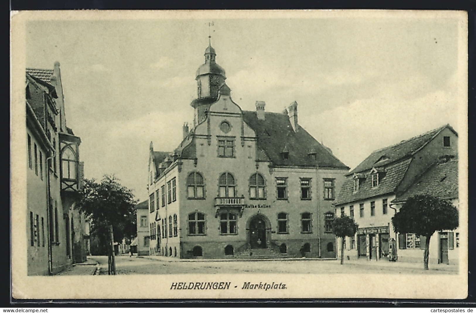 AK Heldrungen, Marktplatz  - Heldrungen