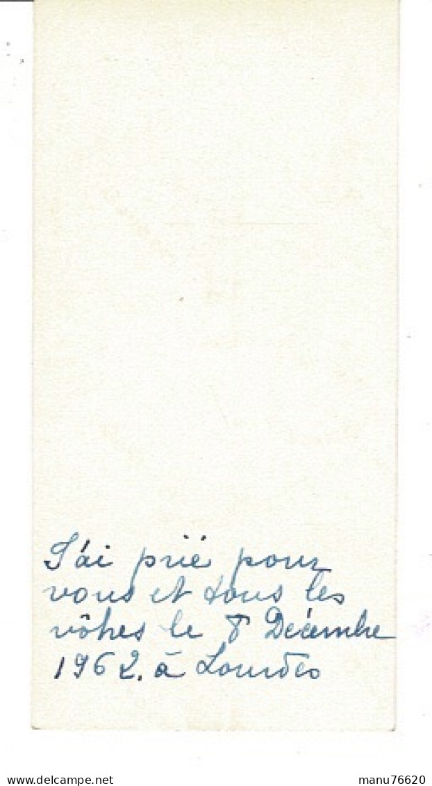 IMAGE RELIGIEUSE - CANIVET : Lourdes Le 18 Février 1958 - France . - Godsdienst & Esoterisme