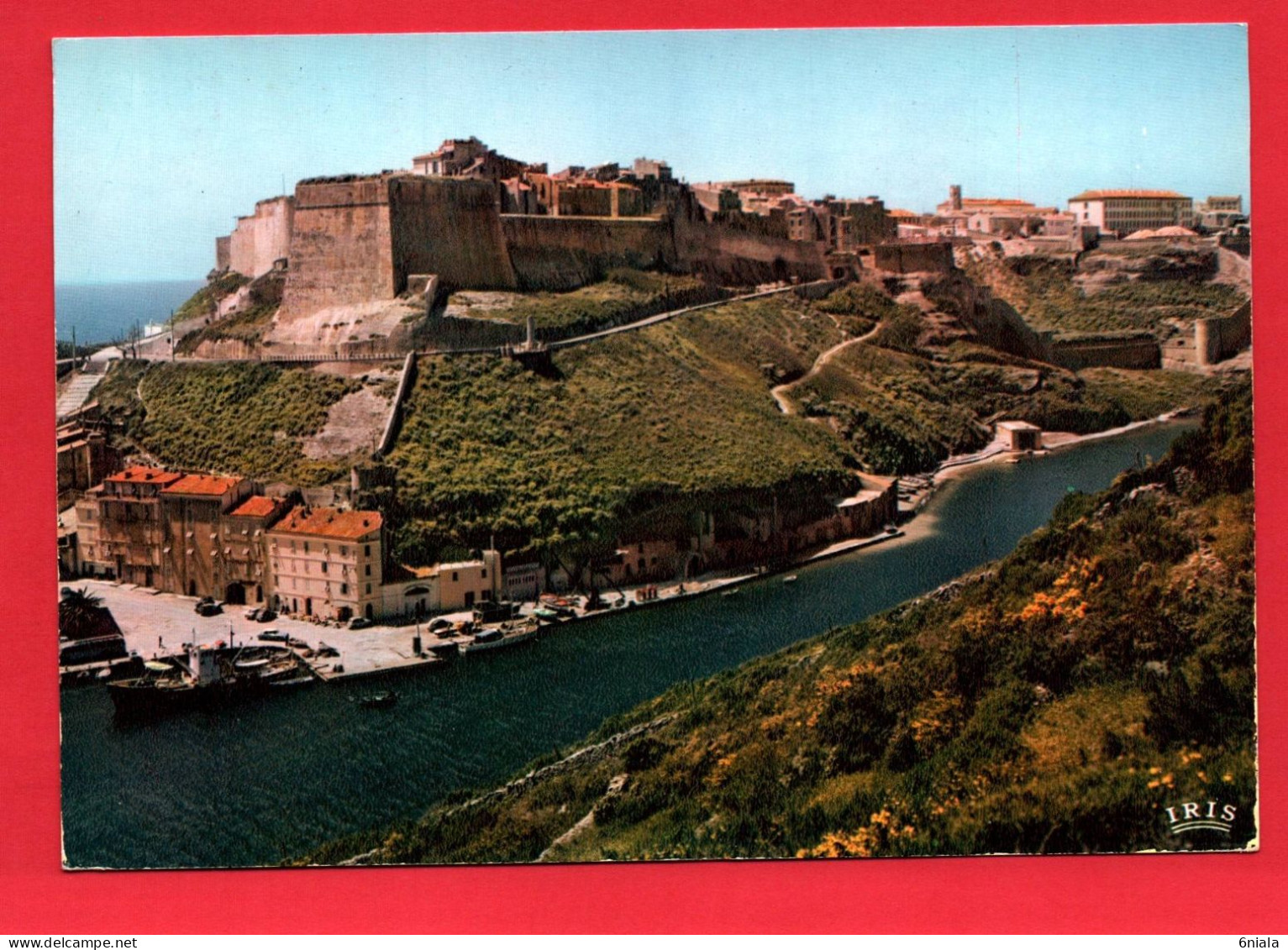 18618 BONIFACIO  Vue De La Citadelle Et Du Goulet   (2 Scans ) 20 Corse - Sonstige & Ohne Zuordnung