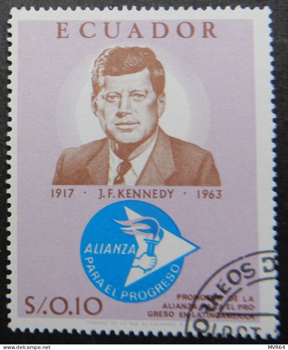 Ecuador 1967 (6) The 50th An. Of The Birth Of John F. Kennedy - Ecuador