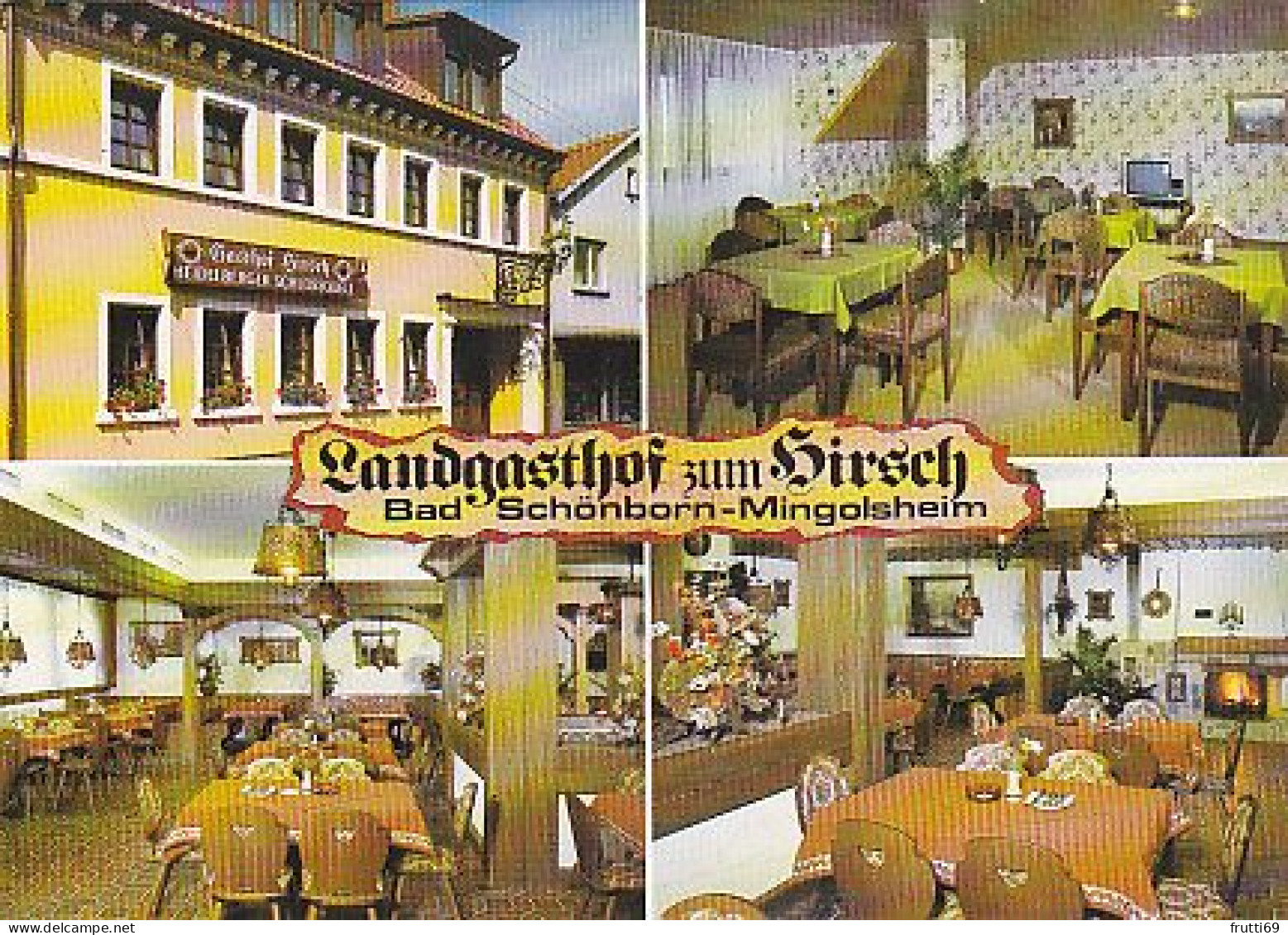 AK 215925 GERMANY - Bad Schönborn - Mingelsheim - Landgasthof Zum Hirsch - Bad Schoenborn