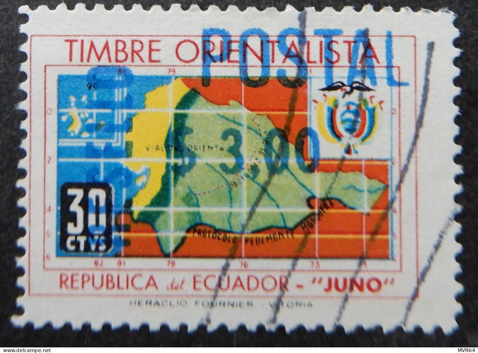 Ecuador 1969 (2) Overprinted Resello - Ecuador