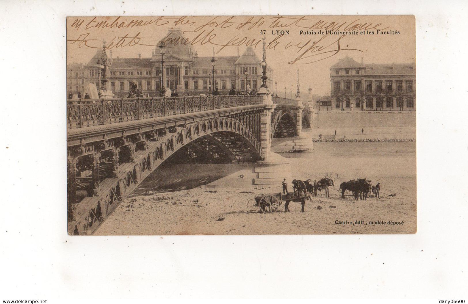 LYON - Palais De L'université Et Les Facultés (carte Animée) - Sonstige & Ohne Zuordnung