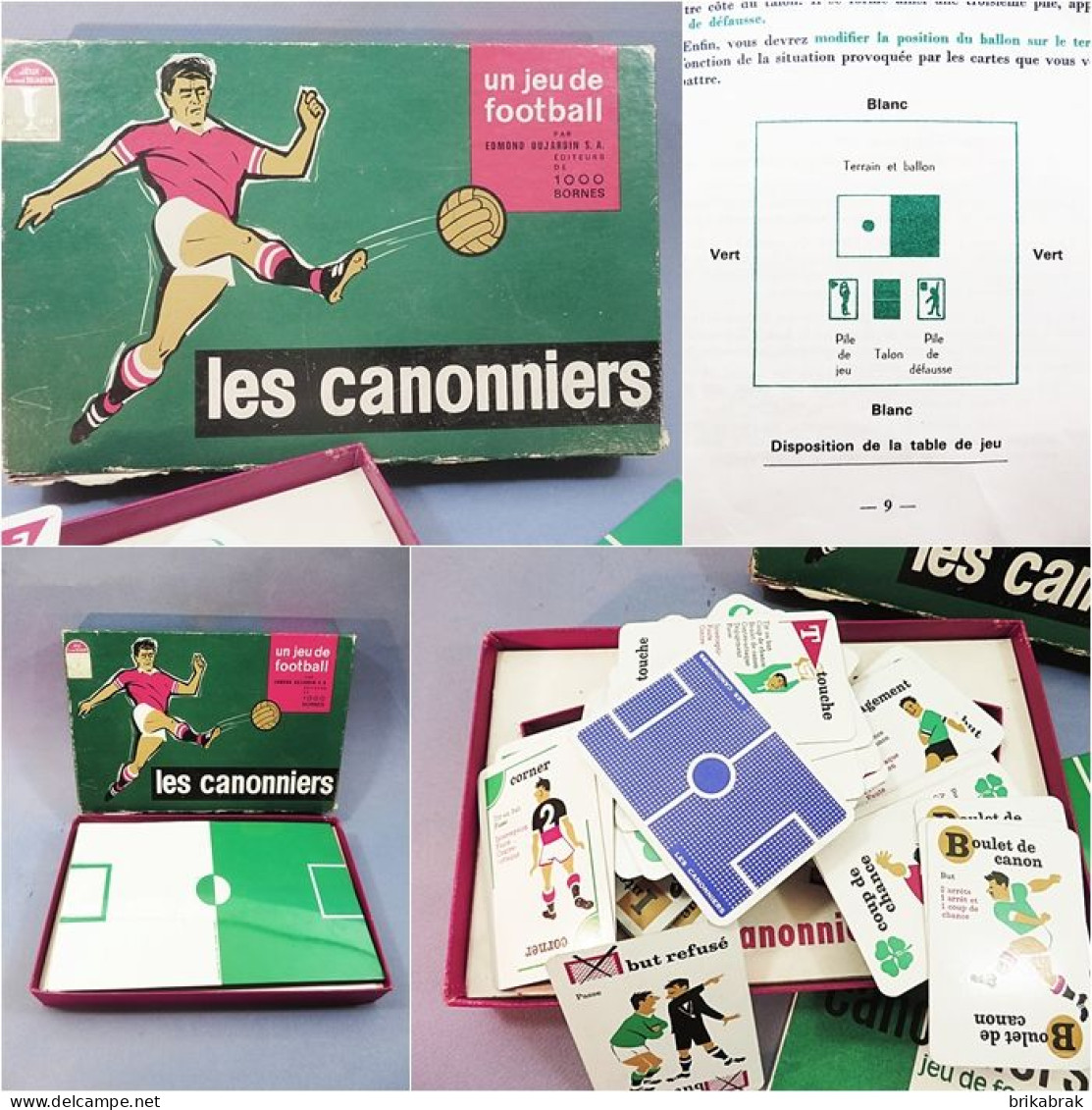 JEU DE SOCIETE LES CANNONIERS @ Jouet Ancien Football - Toy Memorabilia