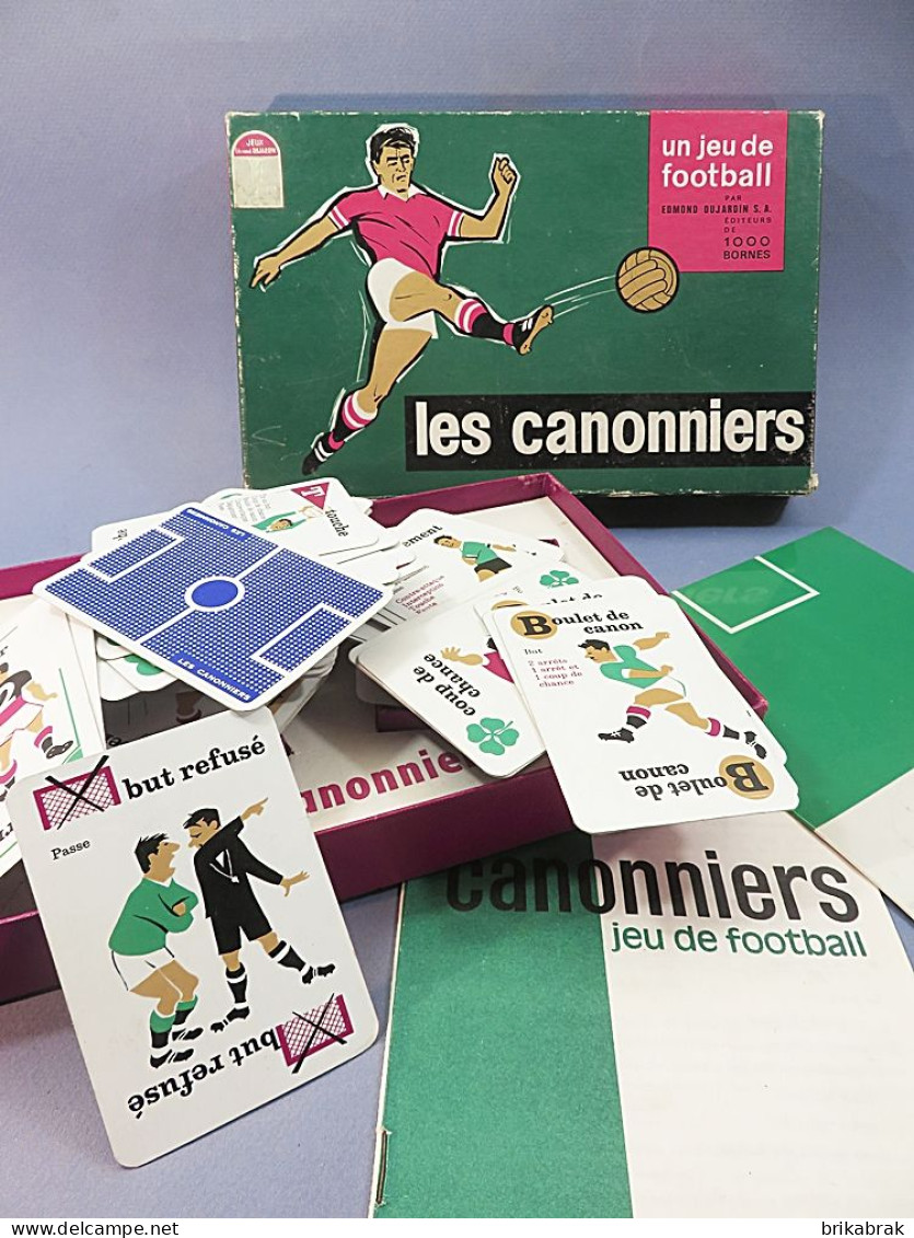 JEU DE SOCIETE LES CANNONIERS @ Jouet Ancien Football - Jouets Anciens