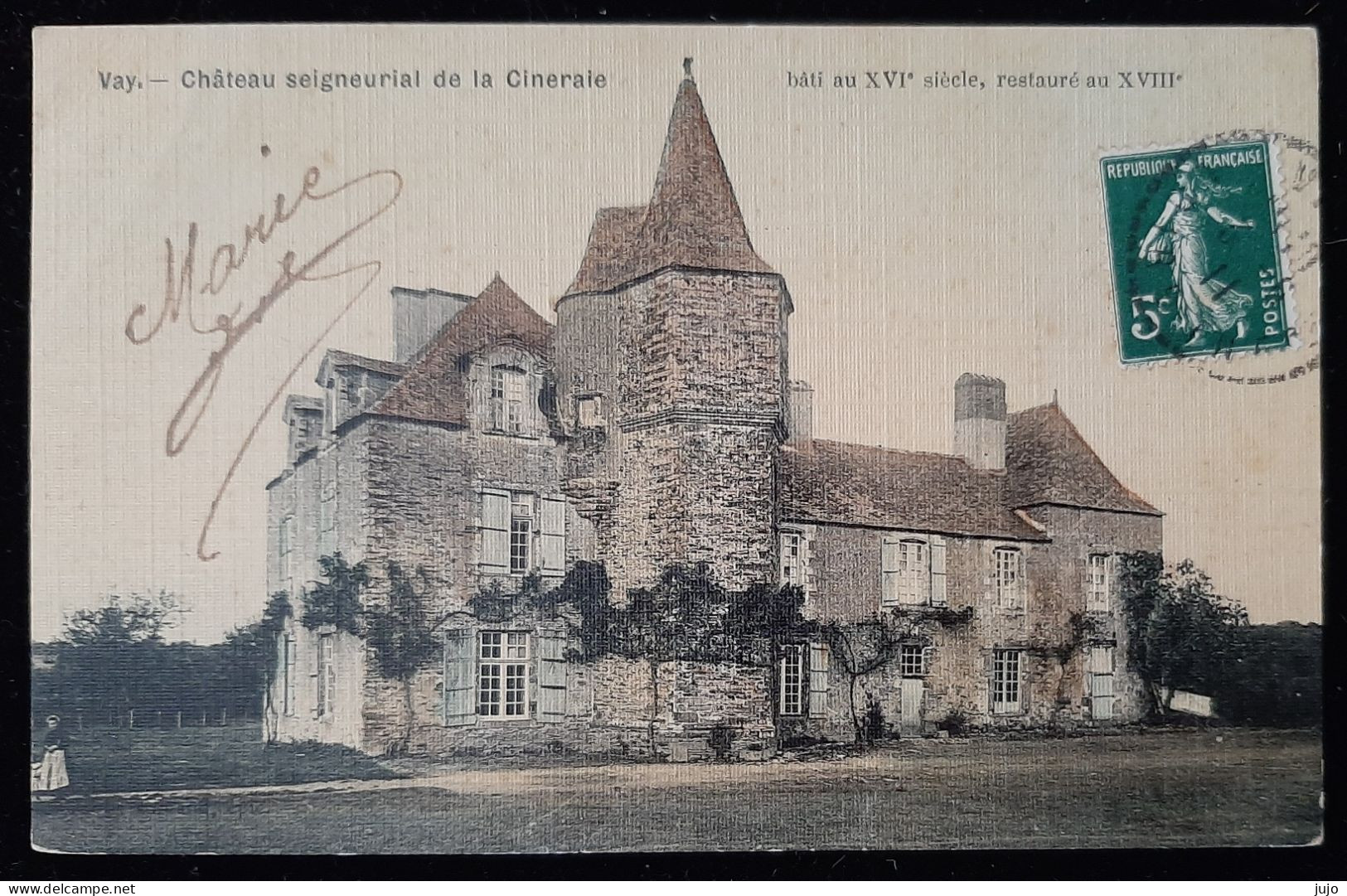 44 - Vay - Château Seigneurial De La Cineraie - Bati Au XVIe Siècle Restauré Au XVIIIe - Other & Unclassified