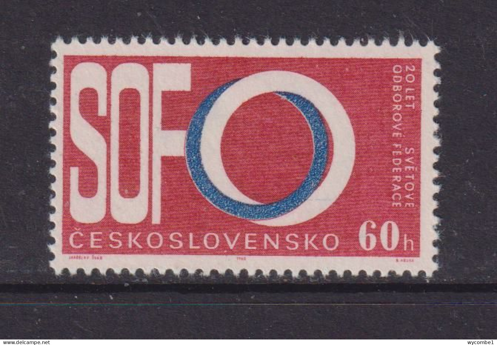 CZECHOSLOVAKIA  - 1965 Trade Unions 60h Never Hinged Mint - Nuovi