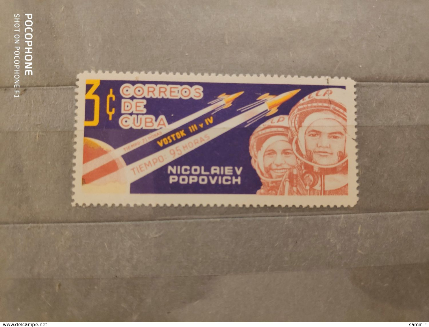 1963	Cuba	Space (F92) - Unused Stamps