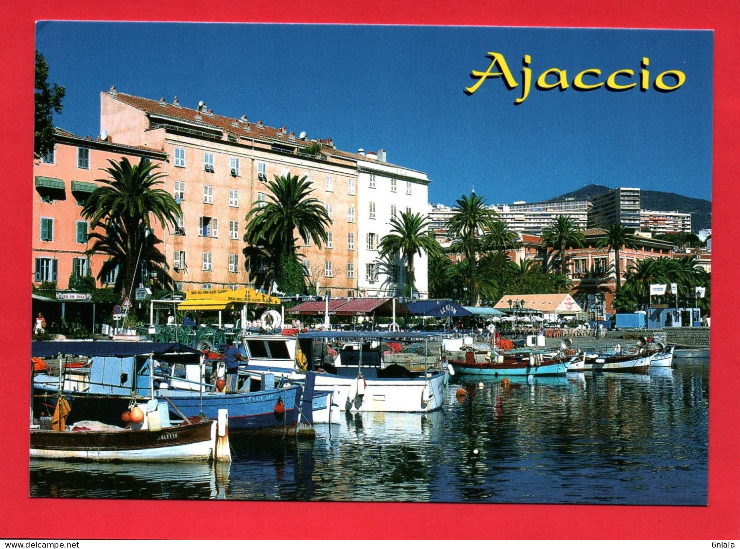 18625 AJACCIO  Le Port De Pèche   (2 Scans ) 20 Corse - Ajaccio
