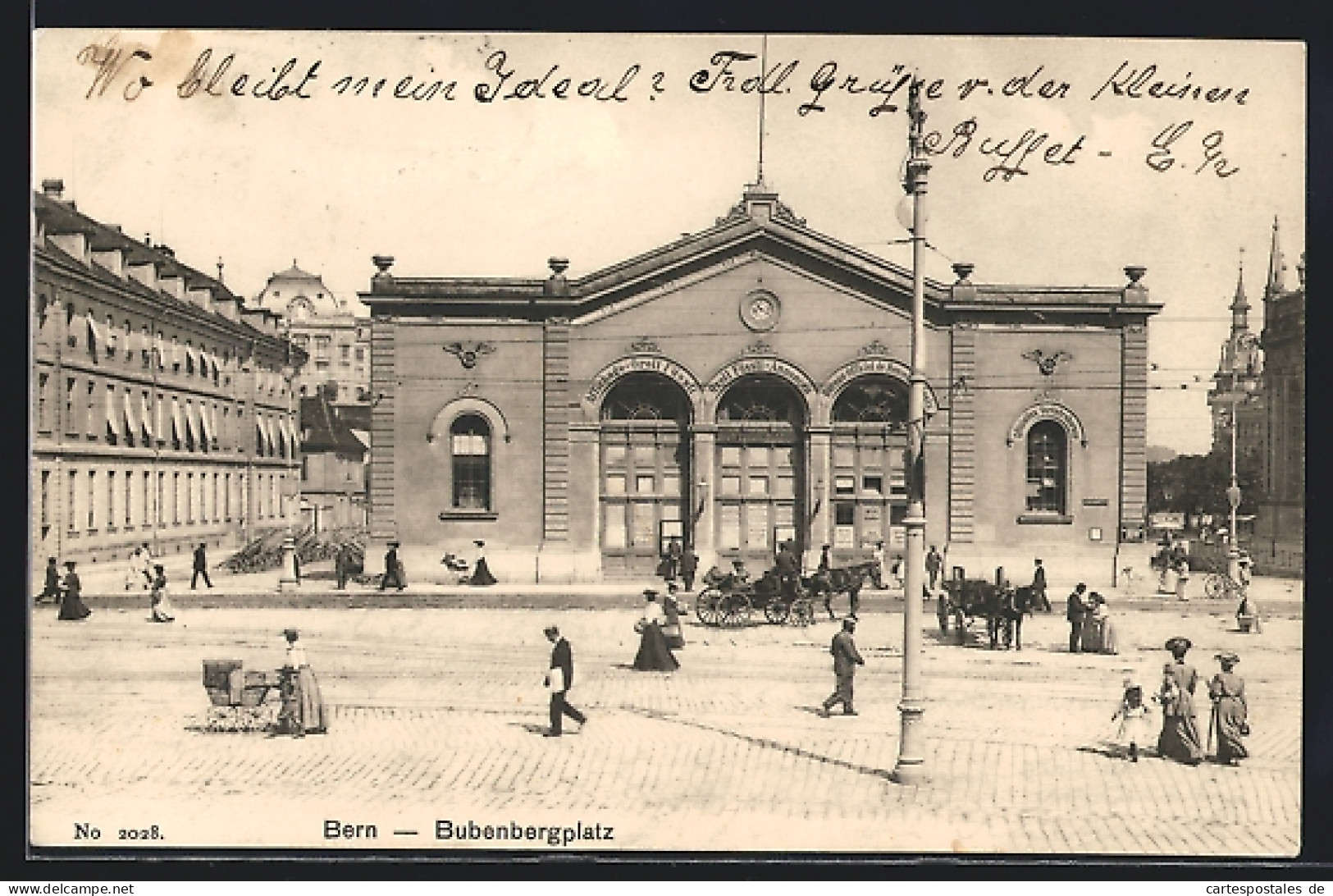 AK Bern, Bahnhof Am Bubenbergplatz  - Bern