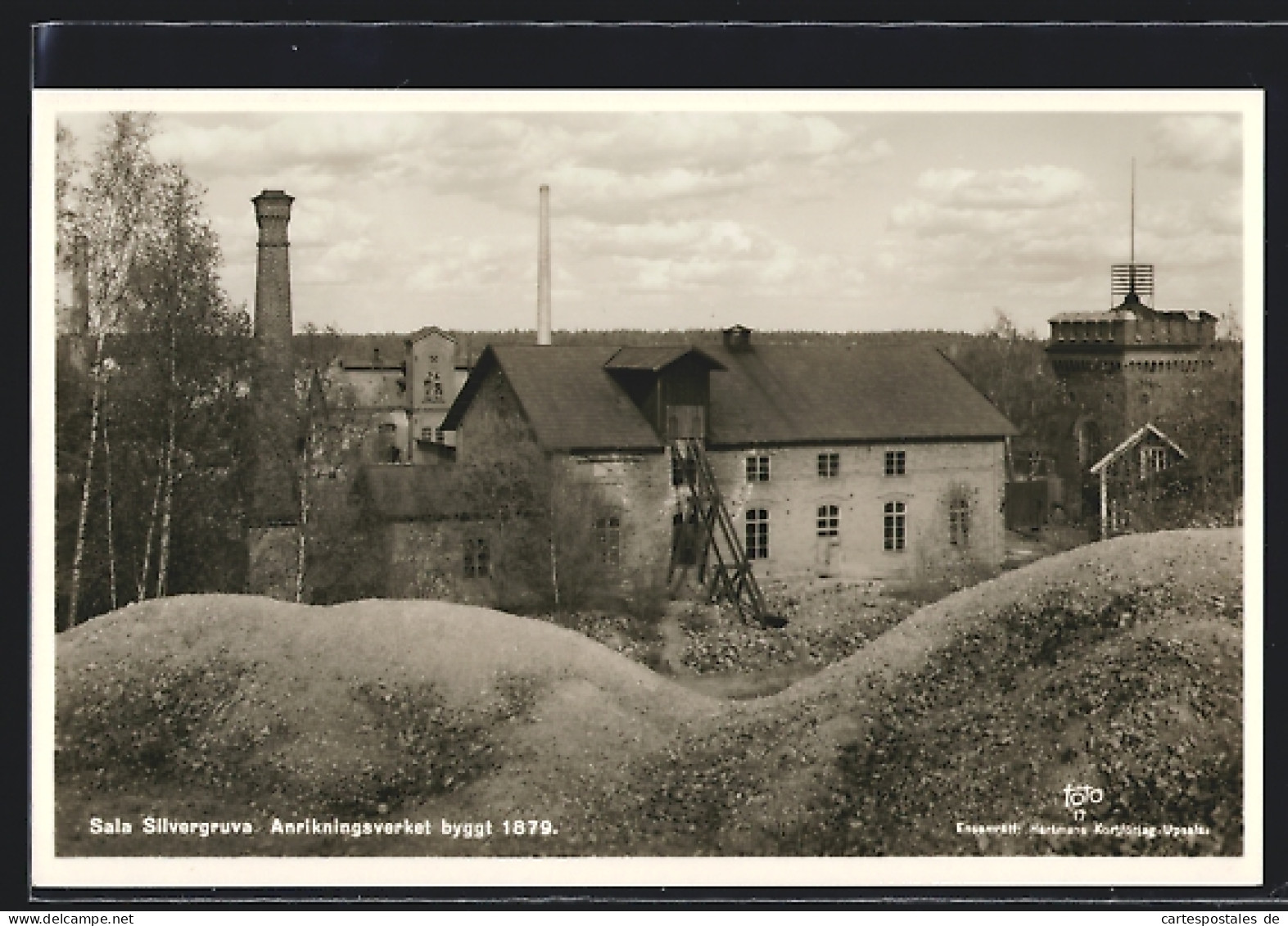 AK Sala, Silvergruva, Anrikningsverket Byggt 1879  - Suède